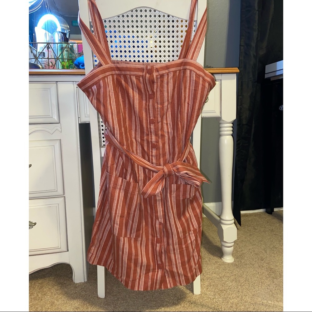 FOREVER 21 Red striped dress